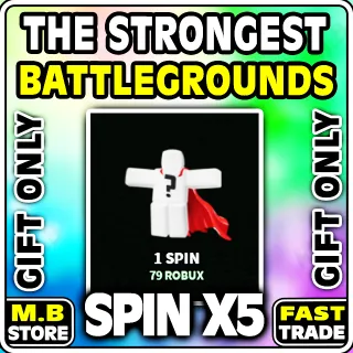 The Strongest Battlegrounds - X5 spin