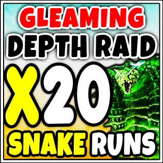 GLEAMING DEPTH RAID X20 SNAKE RUNS 