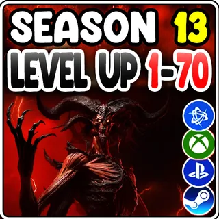 DIABLO 4 LEVEL 1 - 70