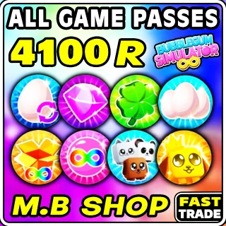 Bubble Gum Simulator ALL GAMEPASS