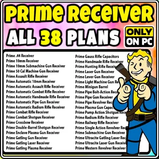 FALLOUT 76 PRIME RECEIVERS