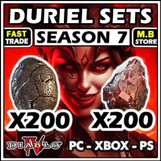 DIABLO 4 DURIEL SETS X200