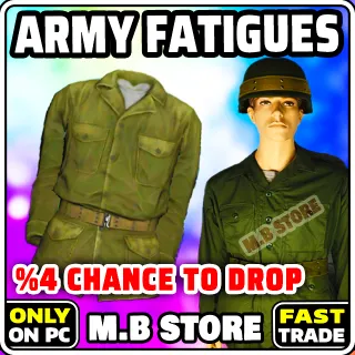 ARMY FATIGUES OUTFIT