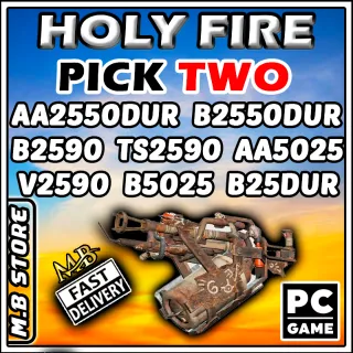 FALLOUT 76 HOLY FIRE PICK TWO 