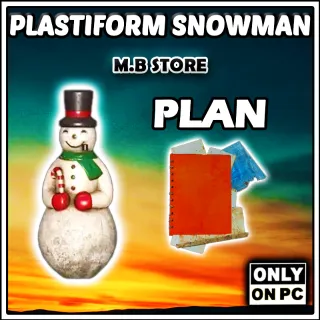 Plastiform Snowman