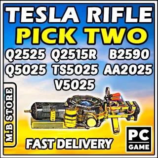 x2 TESLA RIFLE OF YOUR CHOICE 