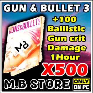 GUN AND BULLET 3