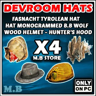 DEVROOM HATS BUNDLE