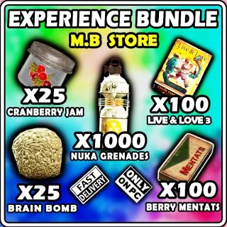 XP BUNDLE BRAIN BOMB / NUKA GRENADES