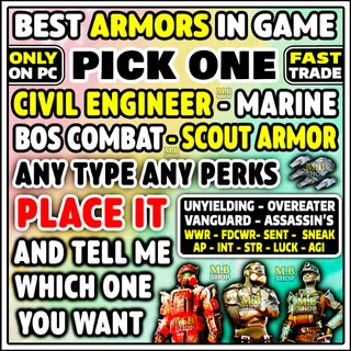 FALLOUT 76 Unyielding ARMOR