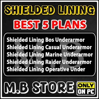 SHIELDED LINING UNDERARMOR