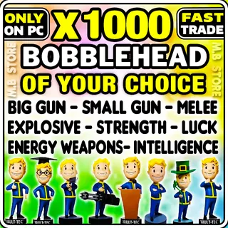 FALLOUT 76 bobbleheads