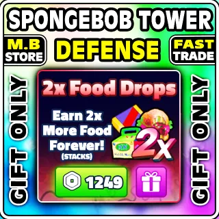 SpongeBob 2x Food Drops