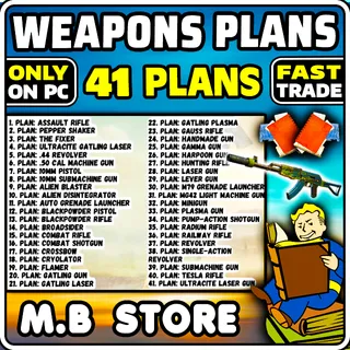 WEAPON PLANS