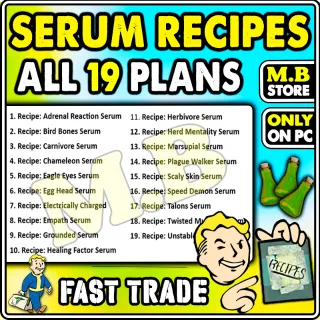 SERUM RECIPES