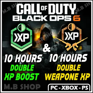 DOUBLE XP + WEAPON DOUBLE XP