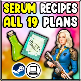 fallout 76 SERUM RECIPES