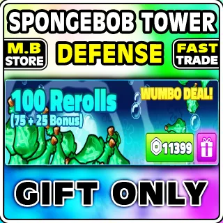 SpongeBob 100 Rerolls