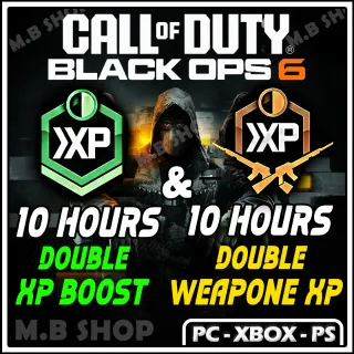 DOUBLE XP + WEAPON DOUBLE XP