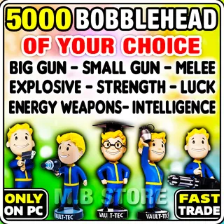 X5000 BOBBLEHEADES OF YOUR CHOICE 