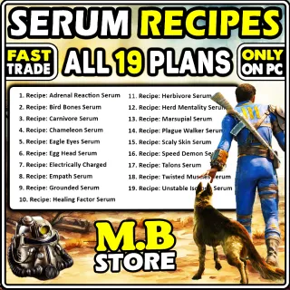 SERUM RECIPES