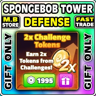 SpongeBob 2x challenge tokens
