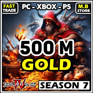 DIABLO 4 - GOLD 500 MILLION