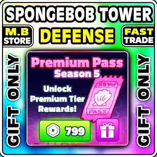 SpongeBob Tower Defense Premium pass