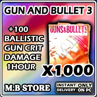 GUN AND BULLET 3