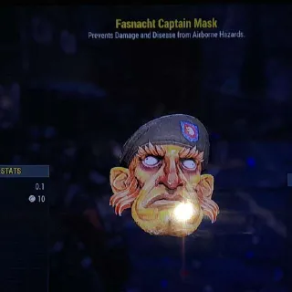 Captian Mask Non Glowing Mask  NEW