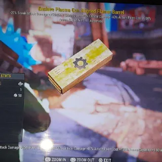 Enclave Plasma Gun Alined Flamer Barel