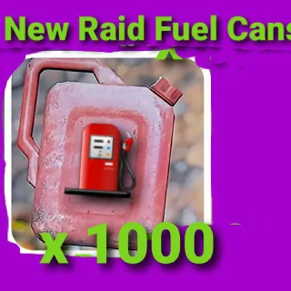 X1000  NEW RAID FUEL CANS