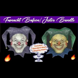 Glowing Jester Mask + Bafoon Mask