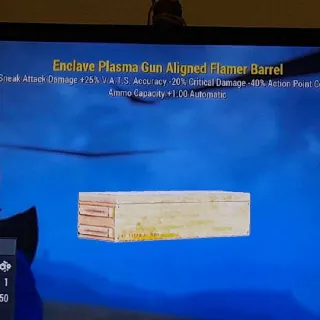 Enclave Plasma Gun  Aligned Flamer Barel         Amazing   For Gun