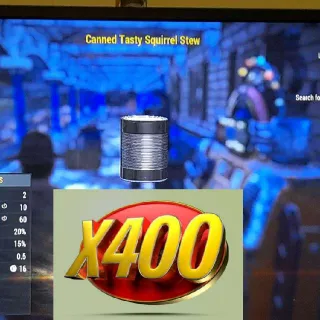 X400    SQUIRREL CANNED STEW