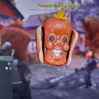 New Non Glowing  Fasnacht Brat Boy Mask