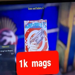 1k   Guns And Bullets  5   Mags