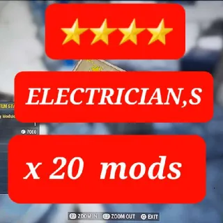 X 20  Electricians Mods