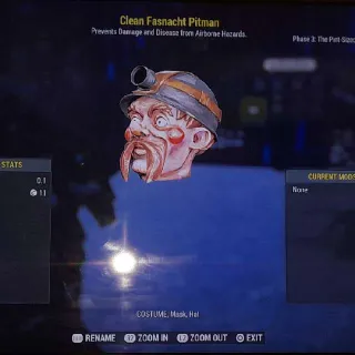 Clean Pit Man Mask