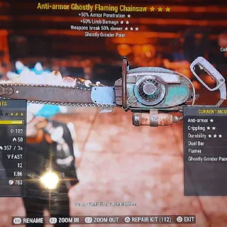 AA - LD - WBS       flaming Chainsaw