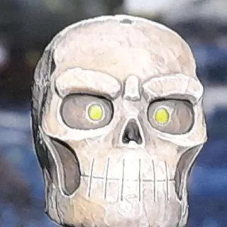 New  Non  Glowing Bone  Skull  Mask