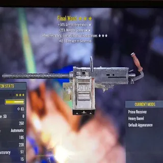 FINAL  WORD  50 CAL  GUN     + 5k  Ammo