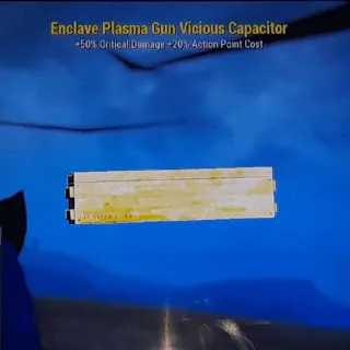 Enclave Plasma Gun Vicious Capacitor Mod