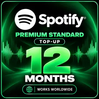 Spotify Premium Standard 12 Months Top-Up Global (All Accounts)