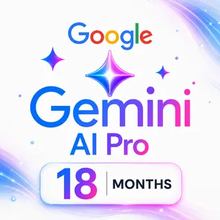 Google Gemini AI Pro + 5TB Google Storage - 5 devices