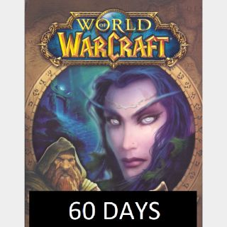 World of warcraft US 60 days game time - instant delivery