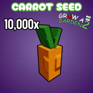10,000x Carrot Seed