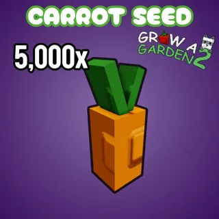 5,000x Carrot Seed