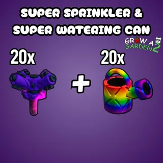 20x Super Sprinkler and 20x Super Watering Can