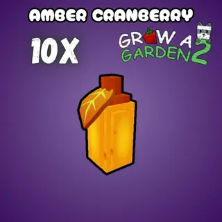 10x Amber Cranberry